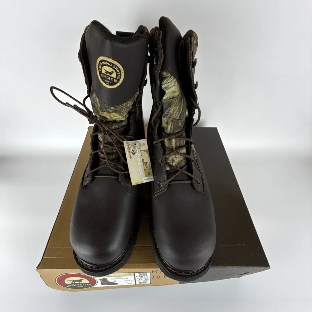 Irish Setter Gunflint II 2813 Mens Hunting Boots 1000g‎ Insulated 14 EE Camo